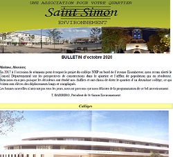 Bulletin d’octobre 2020