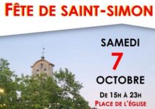 Grande Fête de Saint-Simon  le samedi 7 Octobre
